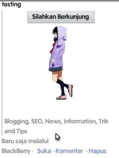 status button dengan gambar
